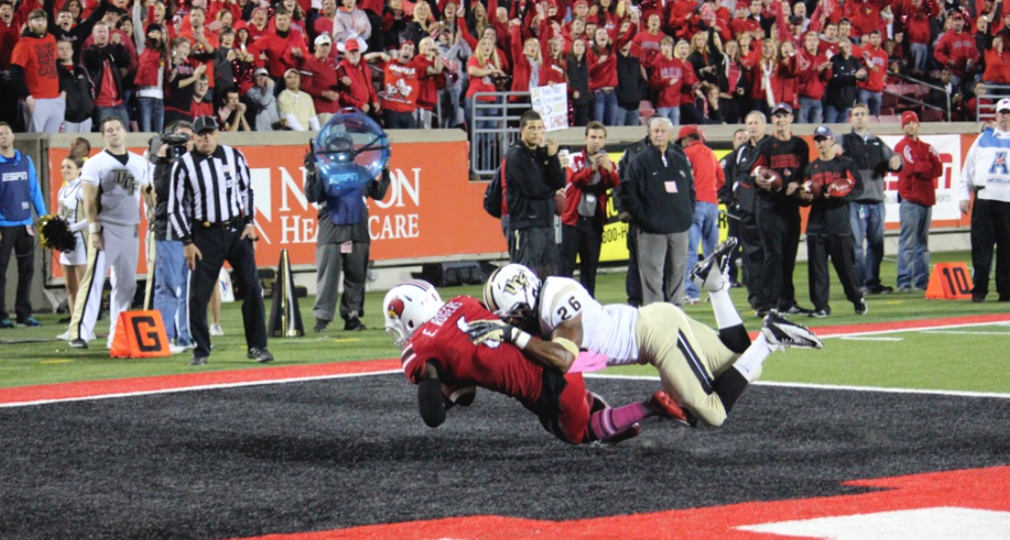 Eli Rogers Louisville vs. UCF 2013 Photo by Mike Lindsay