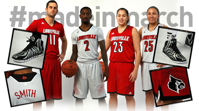 Louisville Cardinals adidas On Court Basketball Creator Long