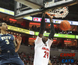 Montrezl Harrell vs. Pittsburgh 2013 Photo by Mike Lindsay