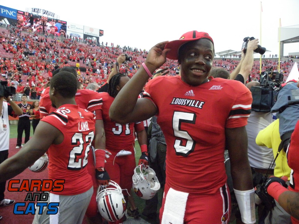 Teddy Bridgewater 2012 Governor's Cup Louisville vs. Kentucky Photo by Connor Galle