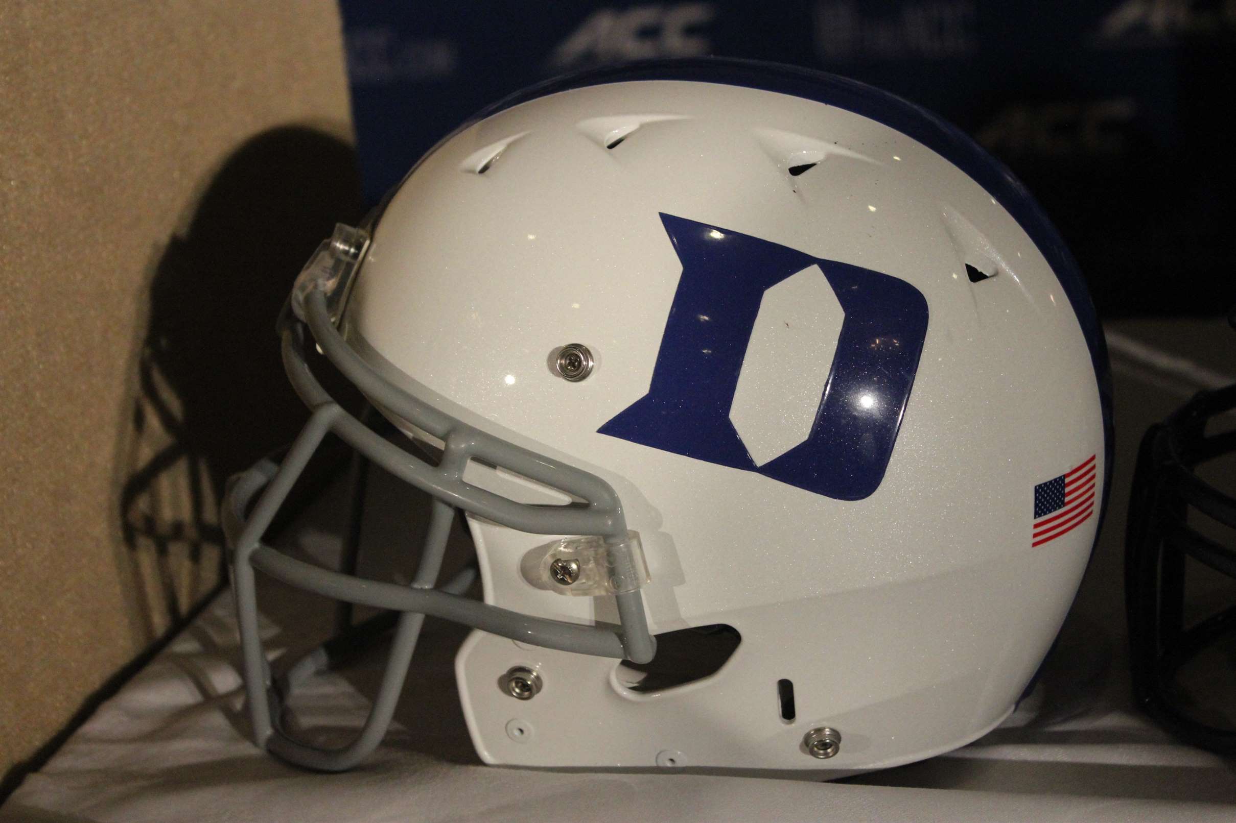 Duke Helmet 2014 ACC Kickoff Photo By Mark Blankenbaker