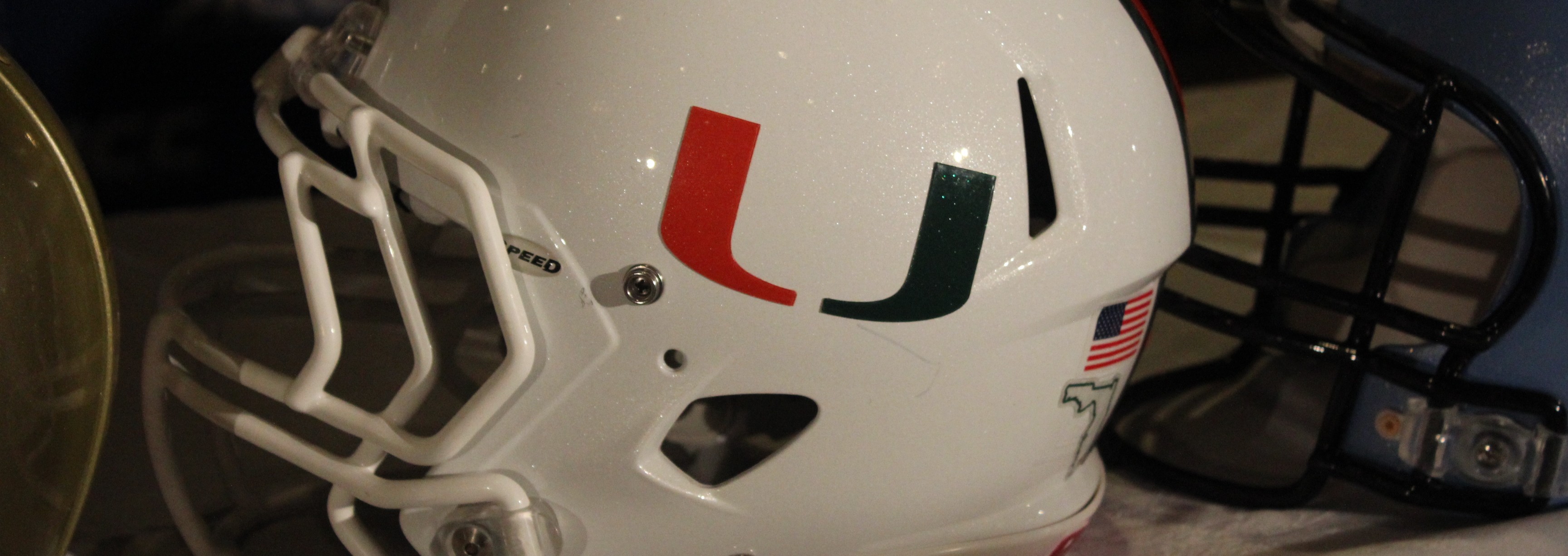 Miami Helmet 2014 ACC Kickoff Photo By Mark Blankenbaker Fitted