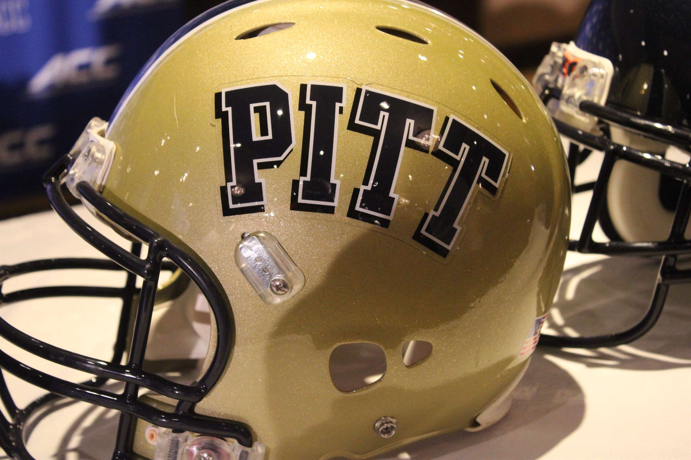 Pitt Helmet 2014 ACC Kickoff Photo by Mark Blankenbaker