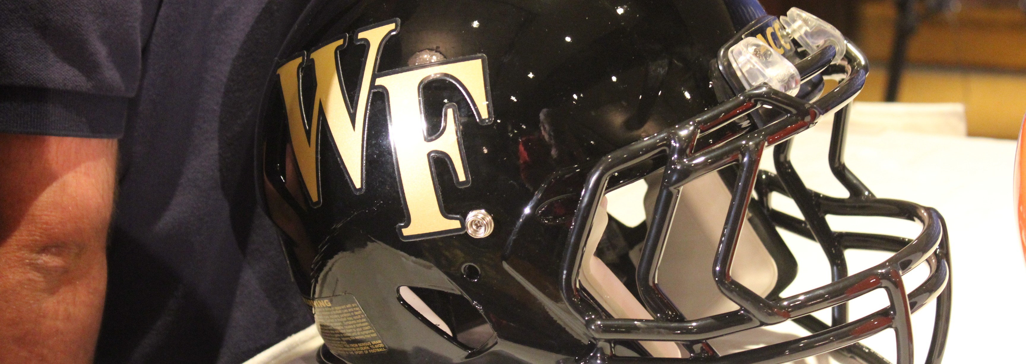 Wake Forest Helmet 2014 ACC Kickoff Photo by Mark Blankenbaker Fitted