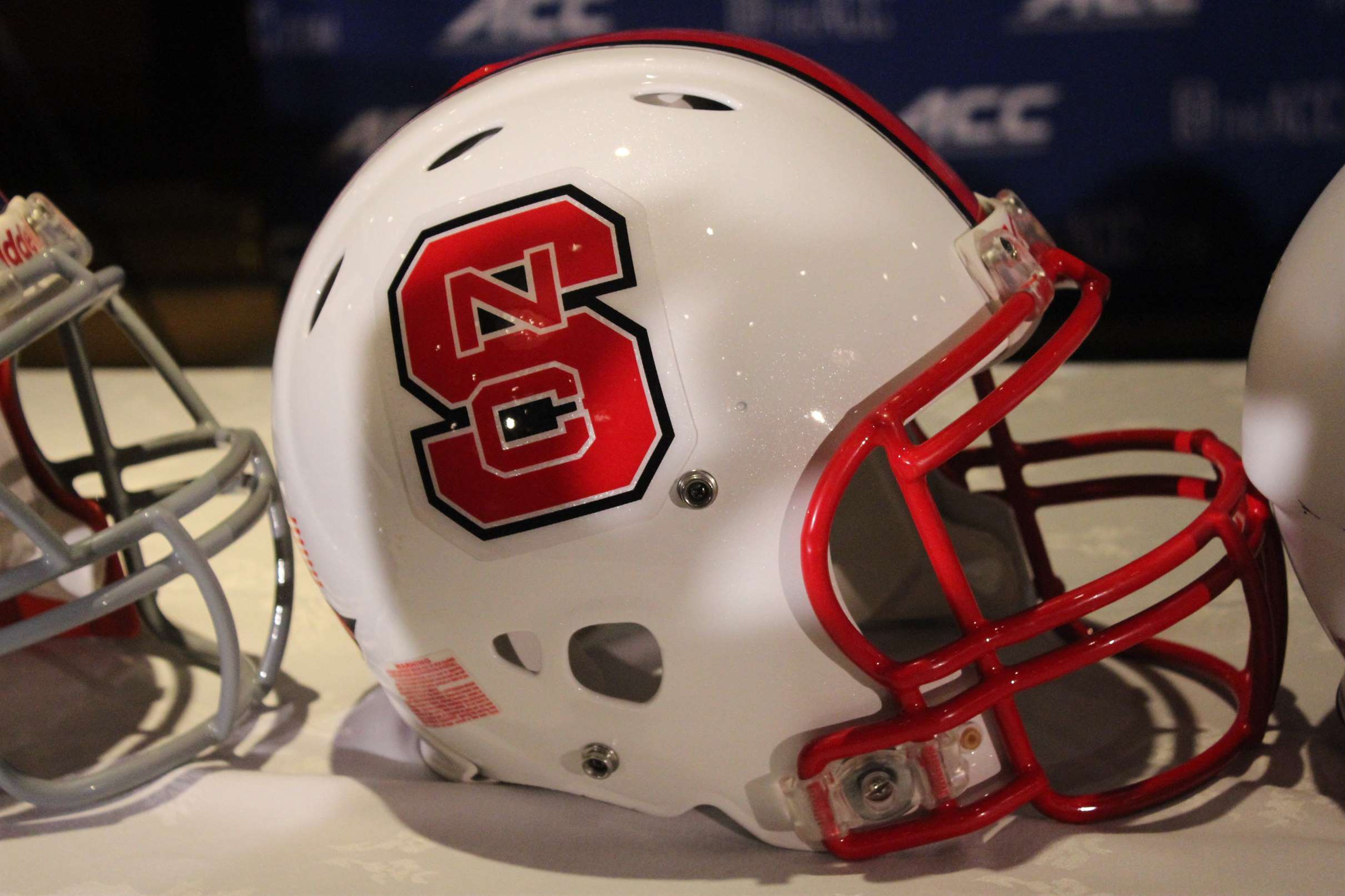 North Carolina State (NC State) Helmet 2014 ACC Kickoff Photo by Mark Blankenbaker
