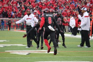 Gerod Holliman Interception Record Single Season Louisville vs. Kentucky 11-29-2014 2014 Governor's Cup Photo by Mike Lindsay