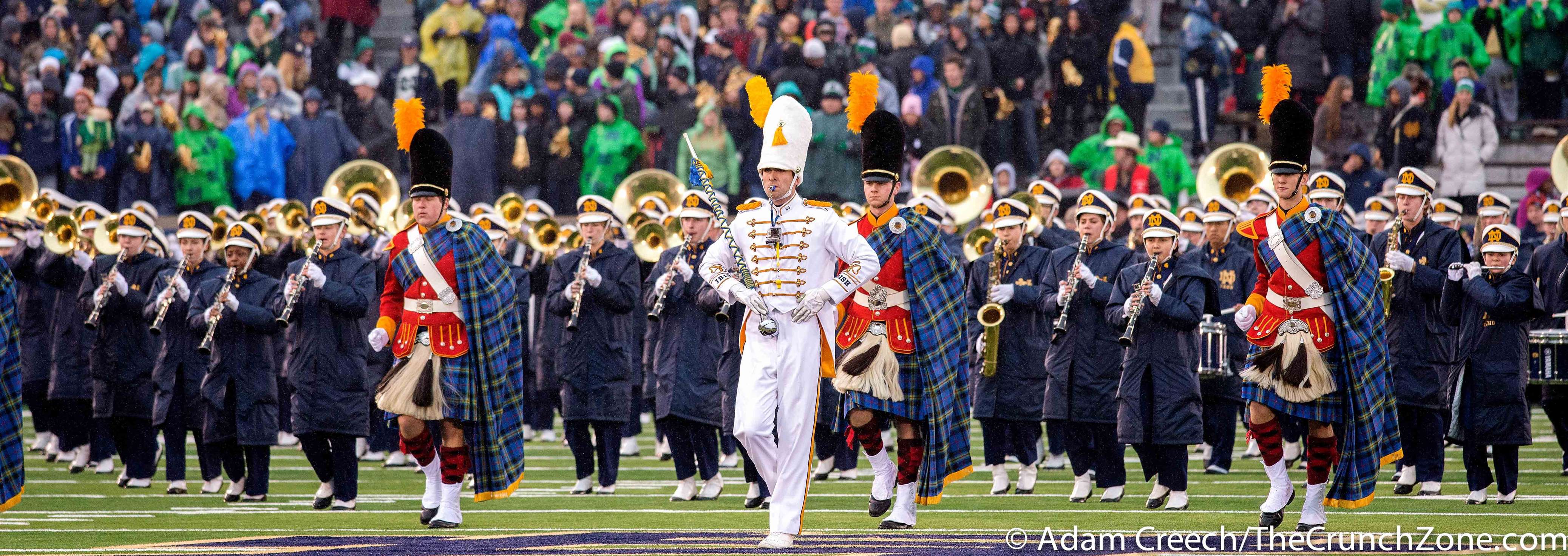 Marching Band Louisville vs. Notre Dame Photo by Adam Creech 11-22-2014 Fitted