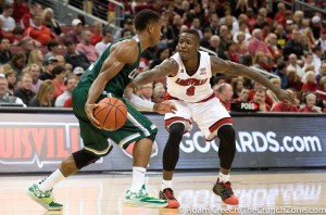 Terry Rozier vs. Cleveland State 2014 Photo by Adam Creech