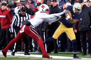 Terell Floyd Louisville vs. Notre Dame Photo by Adam Creech