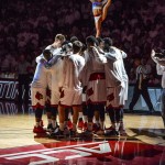 Starting Line Up Louisville vs. North Carolina 1-31-2015 WHITEOUT Photo by Seth Bloom