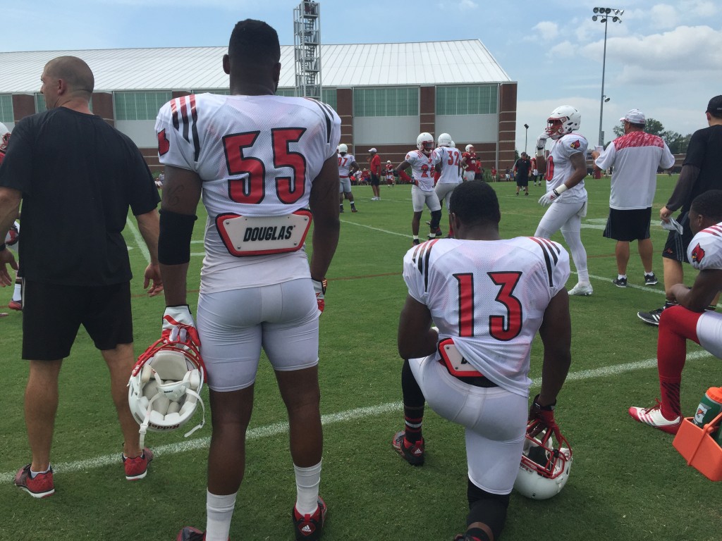 Bash Brothers Keith Kelsey & James Burgess 2015 Fall Camp. Photo by Mark Blankenbaker.