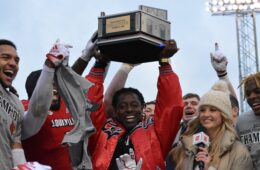 Deion Branch Fenway Park Louisville vs. Cincinnati Fenway Bowl 12-17-2022 Photo by Daniel Rankin, TheCrunchZone.com