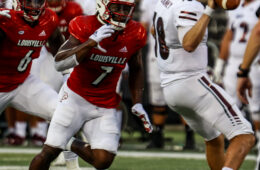 Monty Montgomery Louisville vs. Eastern Kentucky 9-11-2021 Photo by William Caudill