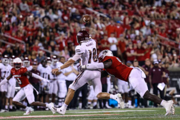 Dez Tell Louisville vs. Eastern Kentucky 9-11-2021 Photo by William Caudill