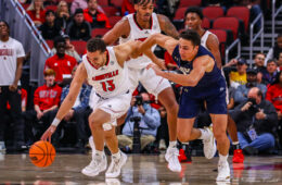 Jarrod West Louisville vs. Navy November 15, 2021 Photo by William Caudill TheCrunchZone.com