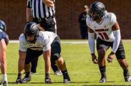 Ashton Gillotte, Dorian Jones Louisville vs. Virginia 10-8-2022 Photo by William Caudill, TheCrunchZone.com