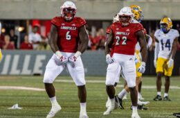 Yaya Diaby, Yasir Abduallah Louisville vs. Pitt 10-22-2022 Photo by William Caudill, TheCrunchZone.com