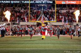 Entrance, Louie Louisville vs. James Madison 11-5-2022 Photo by William Caudill, TheCrunchZone.com