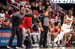 Kenny Payne, Louisville vs. Lipscomb 12-20-2022 Photo by William Caudill, TheCrunchZone.com