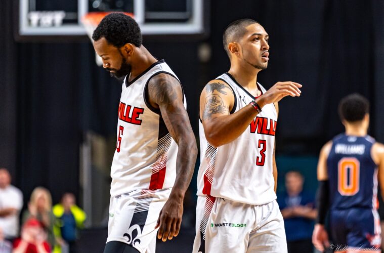 Peyton Siva, Russ Smith TBT, Freedom Hall. The Ville. 7-26-2023, Photo by William Caudill, TheCrunchZone.com