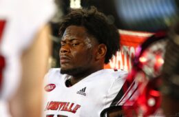 Kemari Averett Louisville vs. Alabama 51-14, 9-1-2018. Photo by William Caudill, TheCrunchZone.com