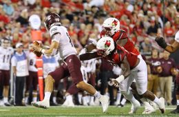 Boosie Whitlow, Ty Tyler Louisville Football vs. Eastern Kentucky 9-7-2019 Photo by William Caudill, TheCrunchZone.com