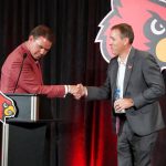 Scott Satterfield, Vince Tyra Introductory Press Conference 12-4-2018 Photo by William Caudill, TheCrunchZone.com