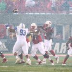 Jawon Pass, Linwood Foy, Jeremy Smith (Football) Louisville vs. Indiana State, 9-8-2018. Photo by William Caudill, TheCrunchZone.com