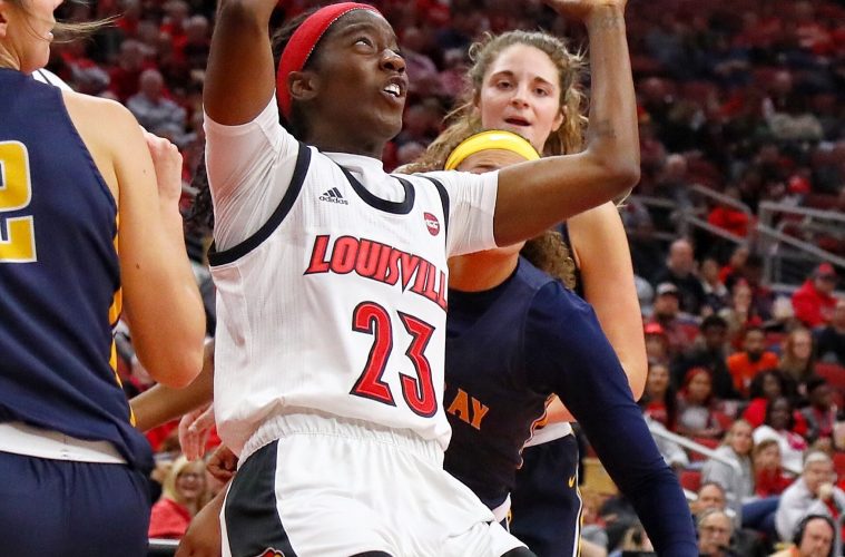Jazmine Jones Louisville Women's Basketball vs.Murray State 11-8-2019 Photo by William Caudill, TheCrunchZone.com