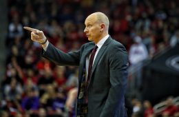 Chris Mack Louisville vs. Lipscomb 12-12-2018 Photo by William Caudill, TheCrunchZone.com