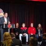 Scott Satterfield (family) Introductory Press Conference 12-4-2018 Photo by William Caudill, TheCrunchZone.com