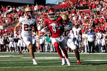 Ahmari Huggins-Bruce Louisville vs. Boston College 9-23-2023 Photo by William Caudill, TheCrunchZone.com
