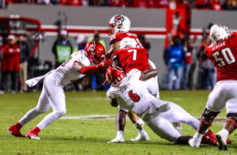 Yaya Diaby Louisville vs. NC State, 10-30-2021 Photo by William Caudill, TheCrunchZone.com