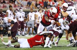 Monty Montgomery, GG Robinson Louisville Football vs. Eastern Kentucky 9-7-2019 Photo by William Caudill, TheCrunchZone.com