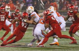 Dayna Kinnaird, Malik Clark Louisville vs. Syracuse 11-23-2019 Photo by William Caudill, TheCrunchZone.com