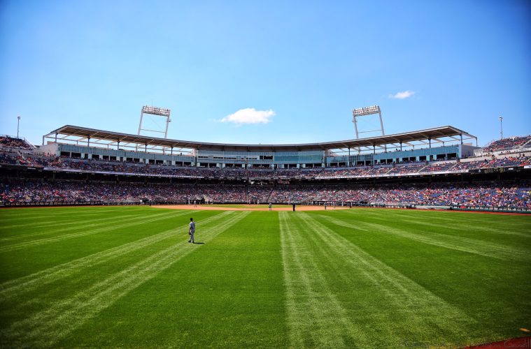 College World Series, Omaha, NE Louisville Baseball 6-22-2019 Photo by William Caudill, TheCrunchZone.com