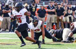 Jalen Mitchell Louisville vs. Wake Forest 10-2-2021, Photo by William Caudill TheCrunchZone.com