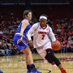 Myisha Hines-Allen Louisville vs. Middle Tennessee 12-9-2017 Photo by William Caudill, TheCrunchZone.com