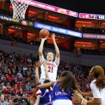 Kylee Shook Louisville vs. Tennessee State 12-12-2017 Photo by William Caudill TheCrunchZone.com