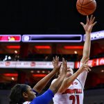 Kylee Shook Louisville vs. Tennessee State 12-12-2017 Photo by William Caudill TheCrunchZone.com