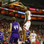 Ray Spalding Louisville Basketball vs. Kentucky Wesleyan by William Caudill, 10-30-2017, TheCrunchZone.com