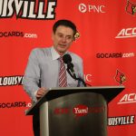 Rick Pitino Louisville vs. Duke 1-14-2017 Photo By William Caudill TheCrunchZone.com