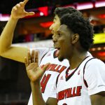 Darius Perry, Anas Mahmoud, Louisville Basketball vs. Kentucky Wesleyan by William Caudill, 10-30-2017, TheCrunchZone.com