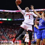 Myisha Hines-Allen Louisville vs. Duke 1-4-2018 Photo by William Caudill, TheCrunchZone.com