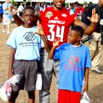 Marcus Mays Citrus Bowl Louisville vs. LSU Kids Day 12-29-2016 Photo by William Caudill TheCrunchZone.com