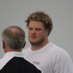 Eric Wood Louisville Football Pro Day 3-30-2017 Photo by Mark Blankenbaker, TheCrunchZone.com