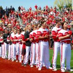 National Anthem Louisville Baseball vs. Wake Forest 4-9-2017 Photo by William Caudill TheCrunchZone.com