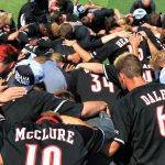 Prayer Louisville Baseball vs. Kentucky NCAA Super Regional 6-10-2017 Photo by William Caudill TheCrunchZone.com