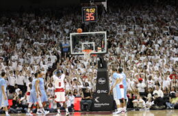 Terry Rozier, Student Section L's Louisville vs. North Carolina 1-31-2015 WHITEOUT Photo by Mark Blankenbaker