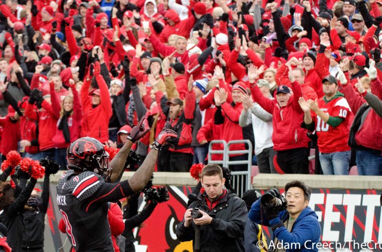 DeVante Parker Louisville vs. Kentucky 11-29-2014 2014 Governor's Cup Photo by Mike Lindsay